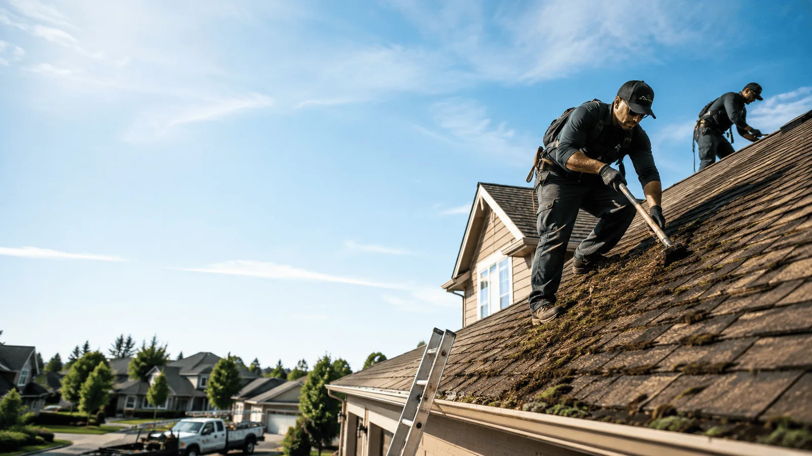 Roof Moss Removal in Milton, KS near me